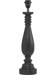 Linda Lampfot Dark black 52cm