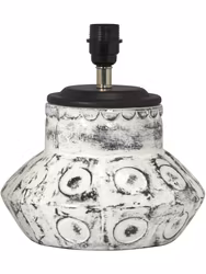 Larry Lampfot Vit 30cm