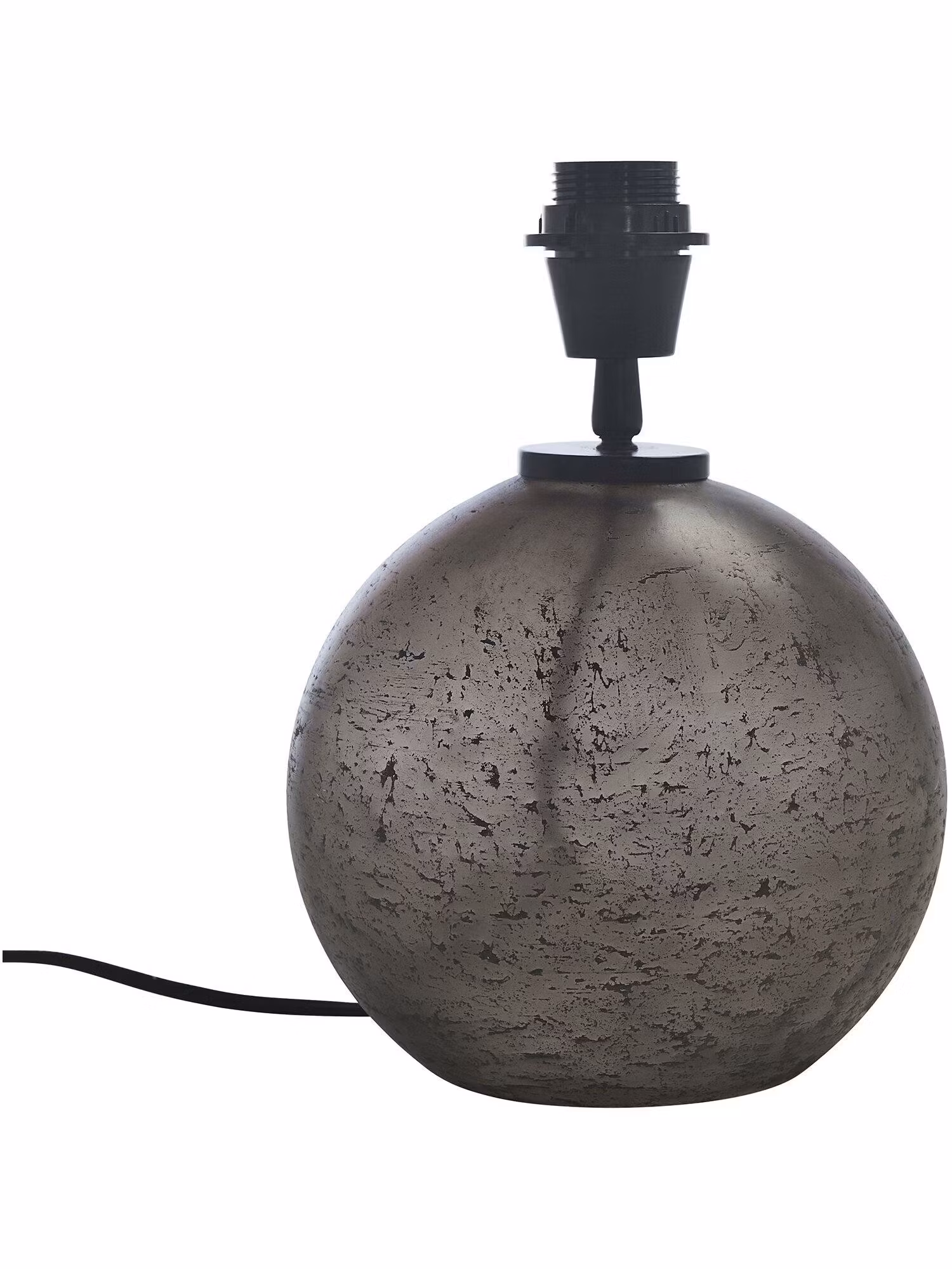 Jonna Lampfot Brun Vintage 28cm