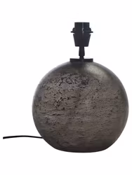 Jonna Lampfot Brun Vintage 32cm