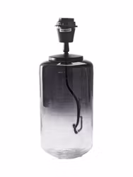Gunnie lampfot Glas/Svart 30cm