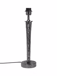 Bob lampfot Svart nickel 43 cm