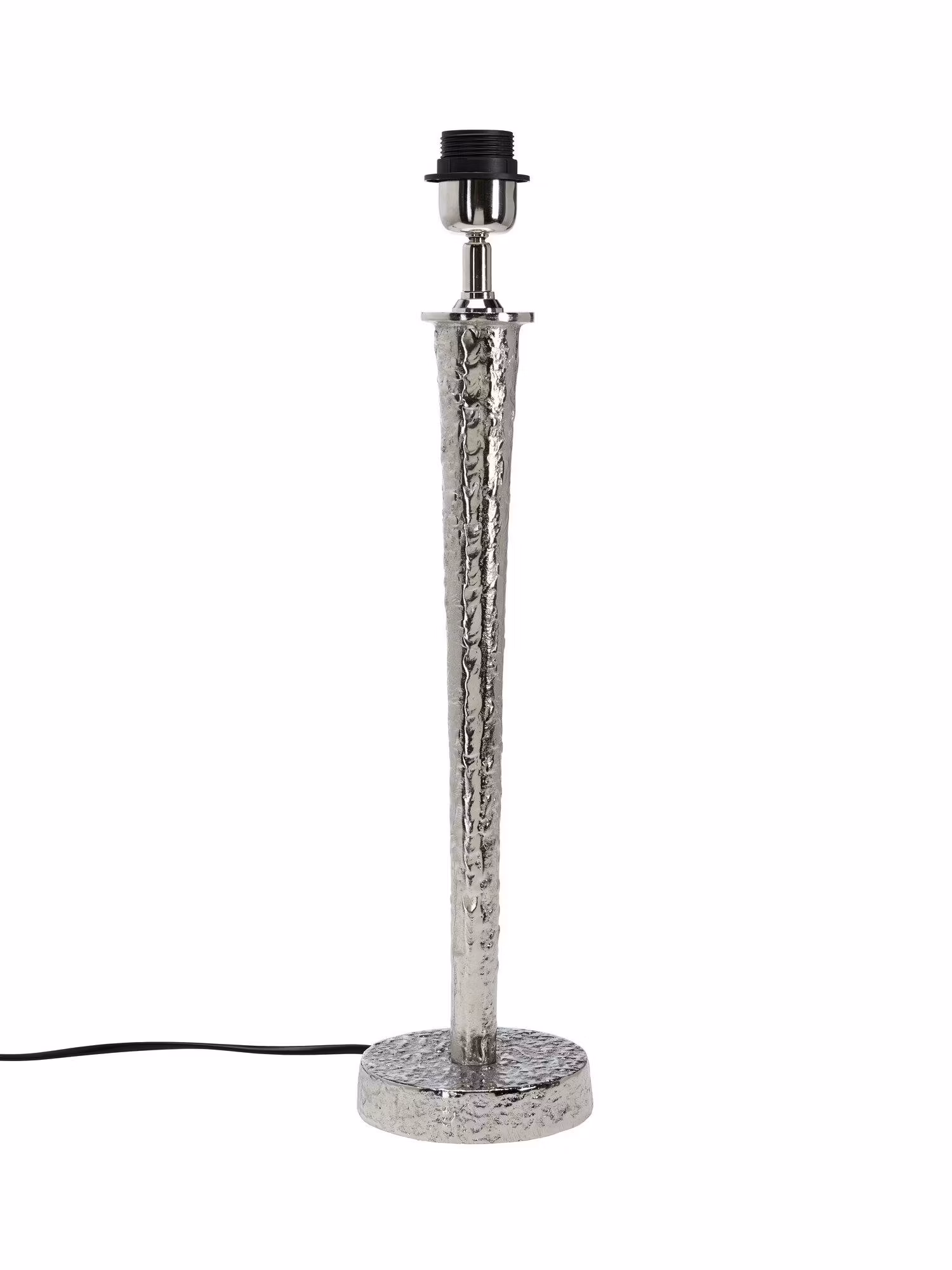 Bob lampfot Silver 53 cm