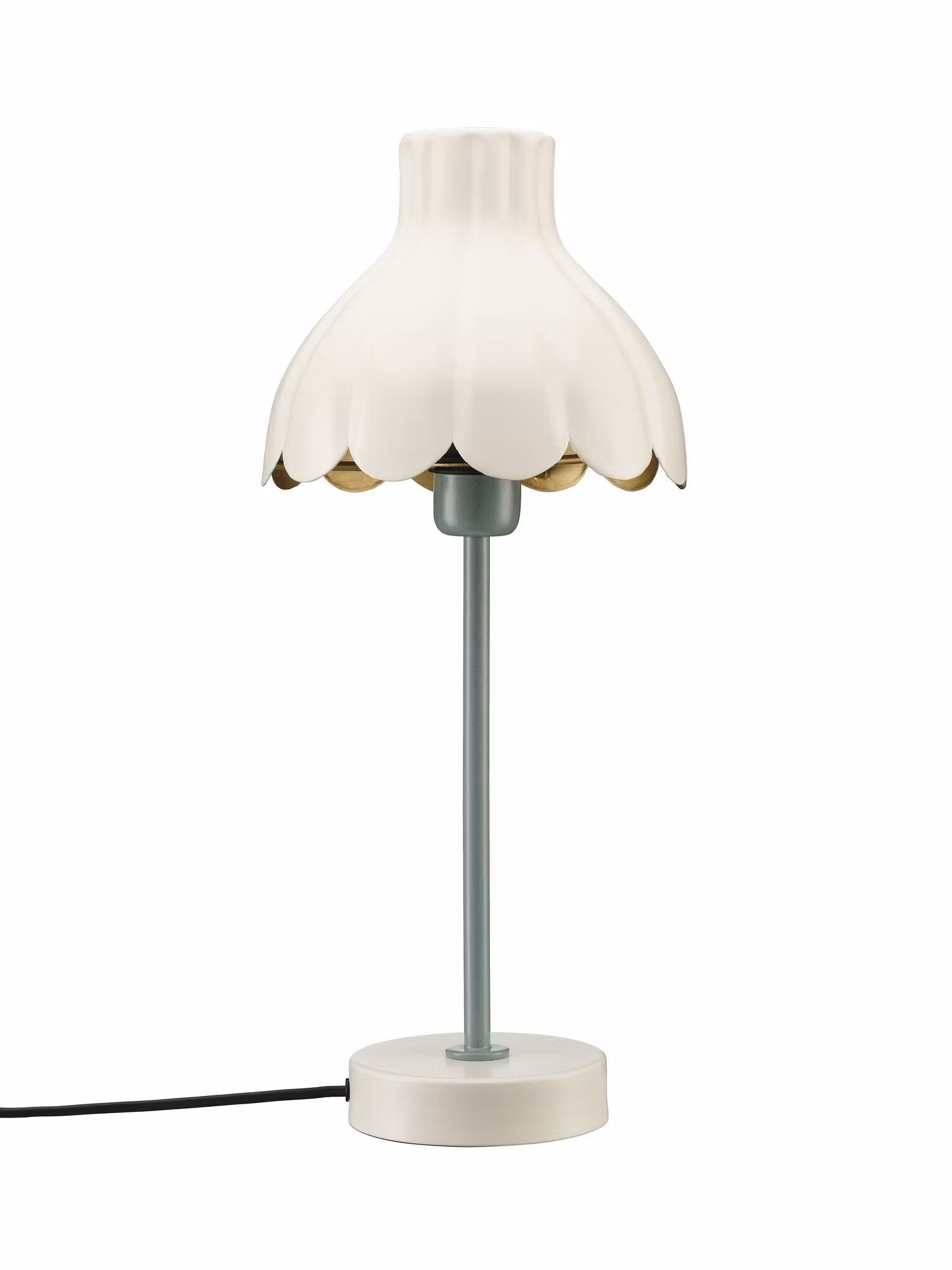 Wera bordslampa Offwhite/grön 47cm