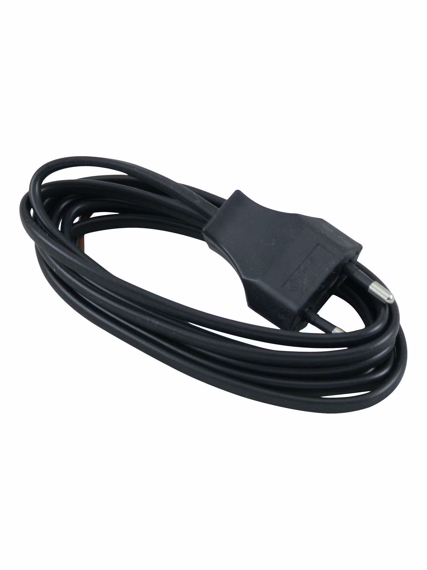 Sladdställ 2M, EU Svart, Flat 2x0,75