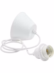 Takupphänge Bas EU Vit sladd 1,2m