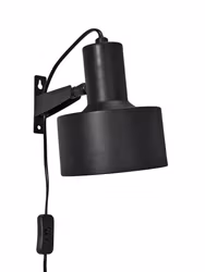 Solo vägglampa Matt svart 23cm