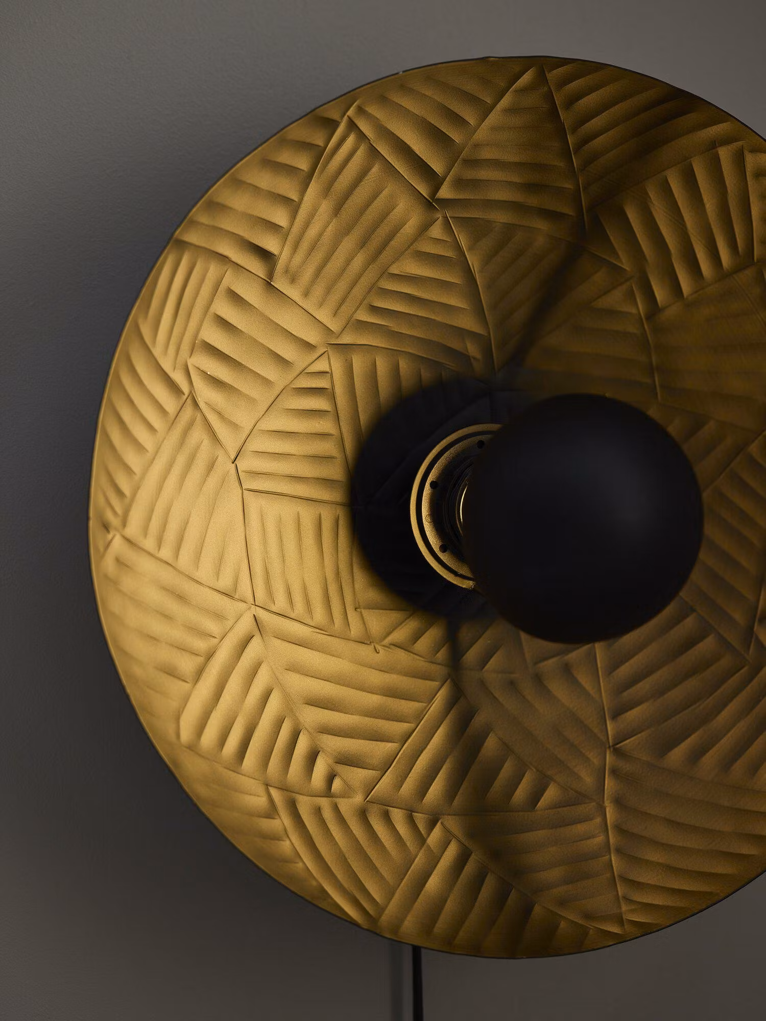 Ribble vägglampa Matt svart 35cm