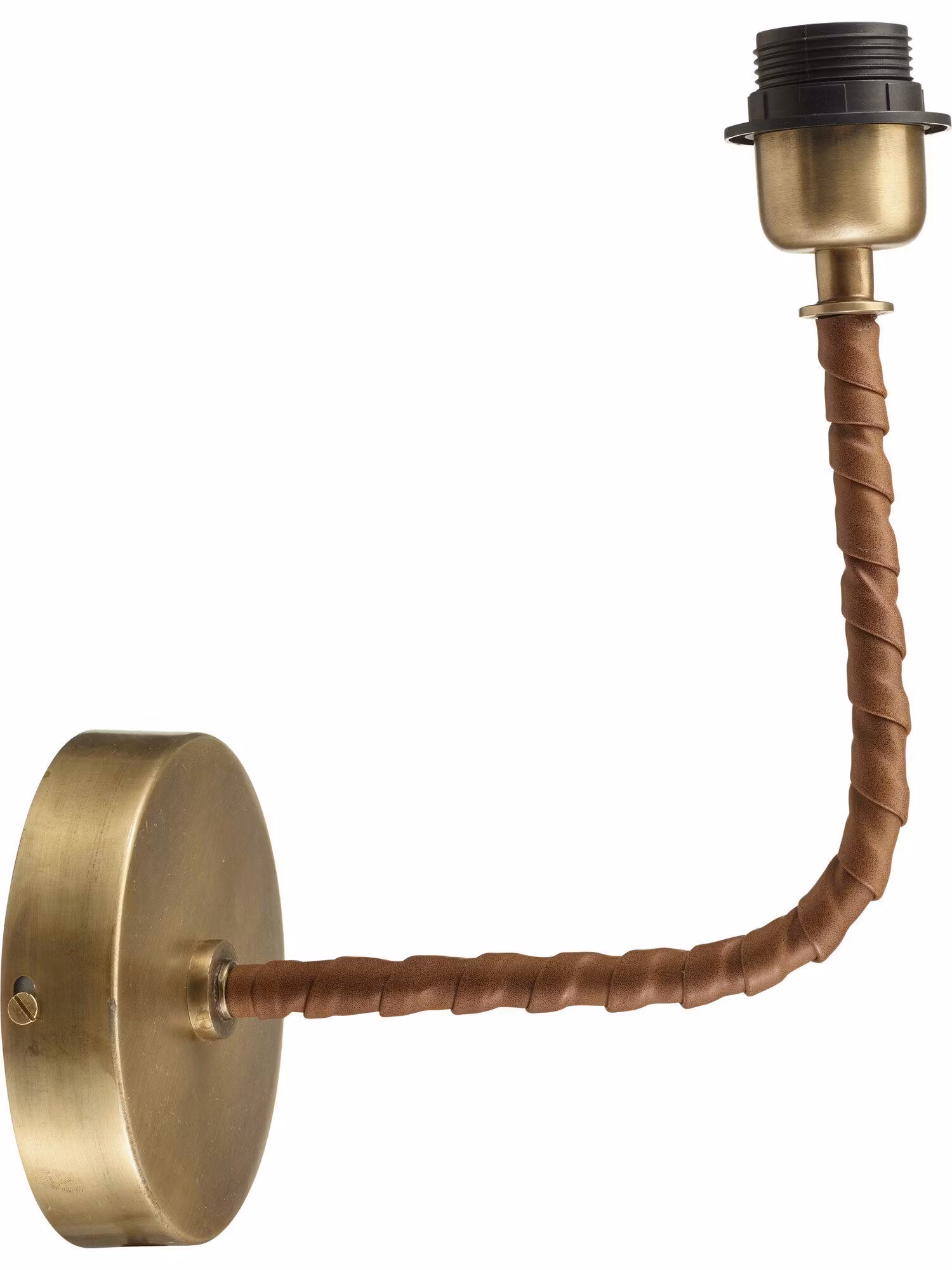 Nora vägglampa Antikmässing 30cm