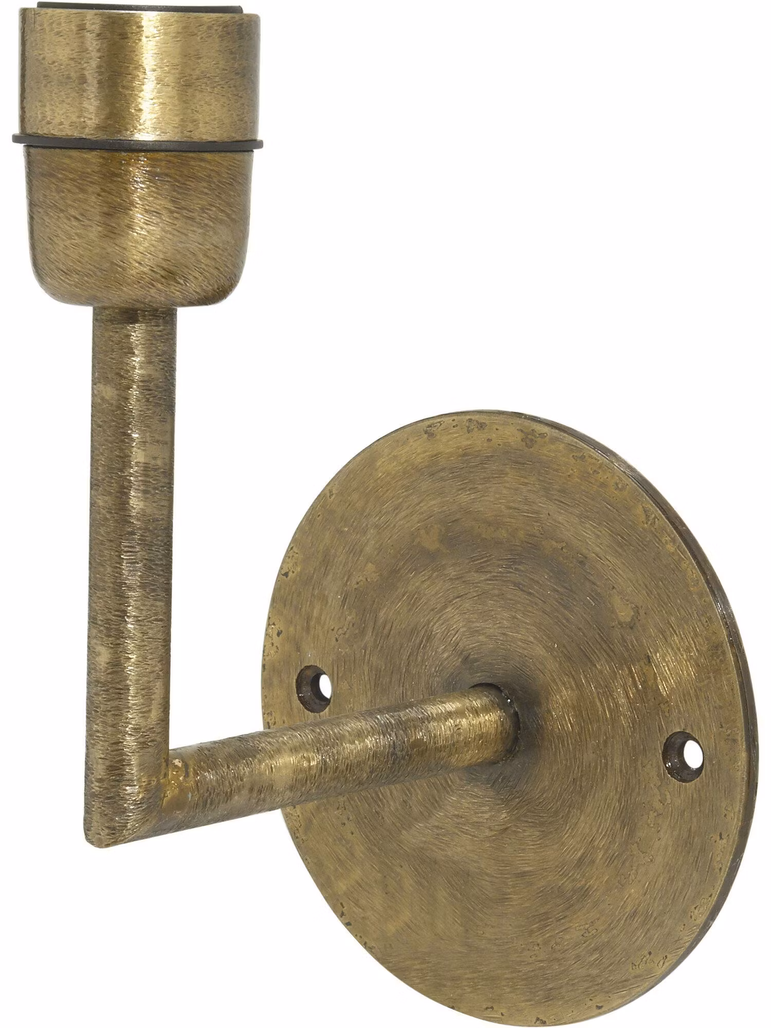 Base Vägglampa Beaten gold 13cm