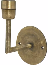 Base Vägglampa Beaten gold 13cm