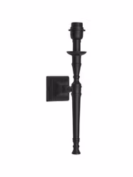 Salong Vägglampa Matt Svart 45cm