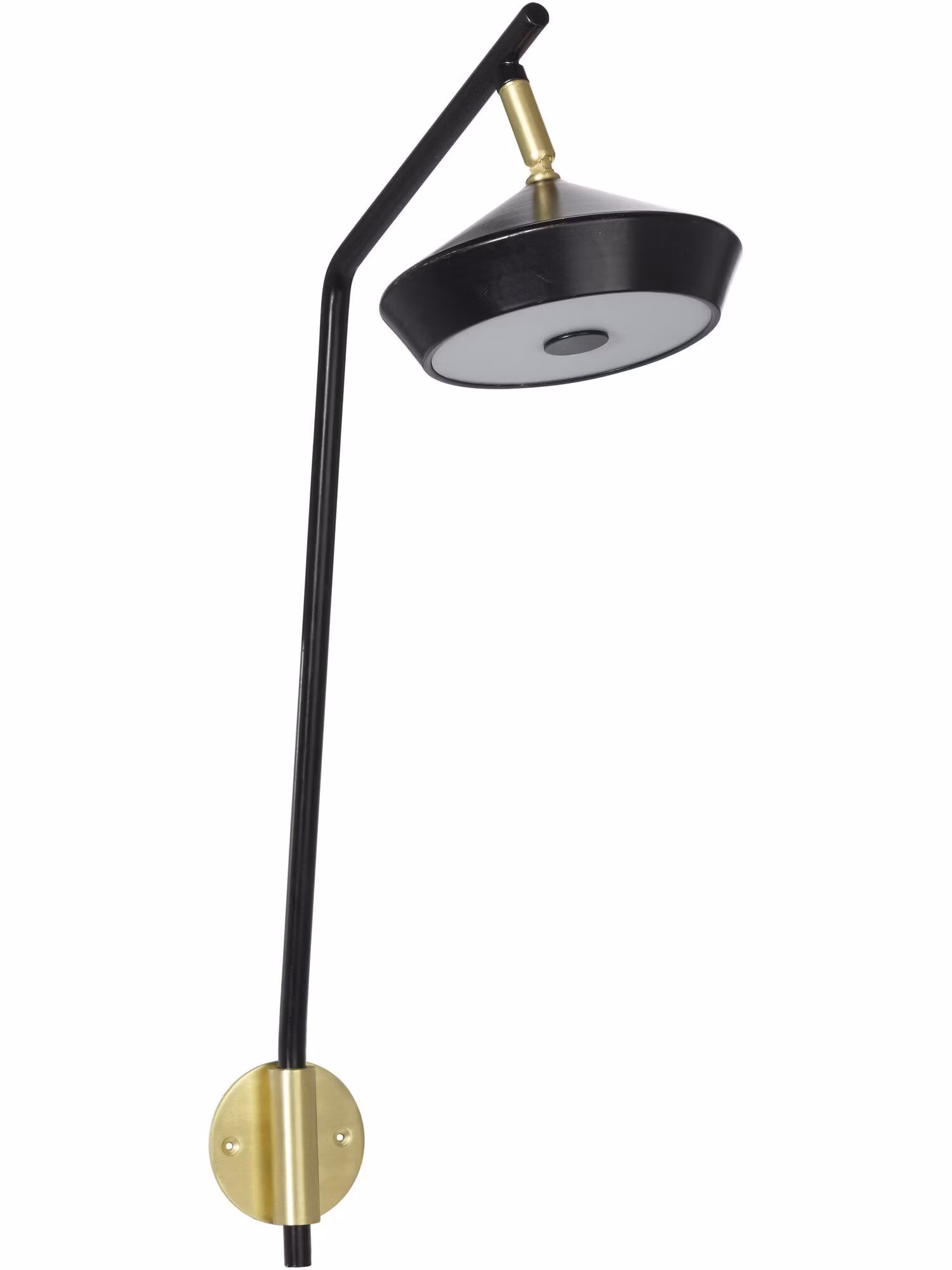 Geometri Vägglampa Svart/guld 53cm