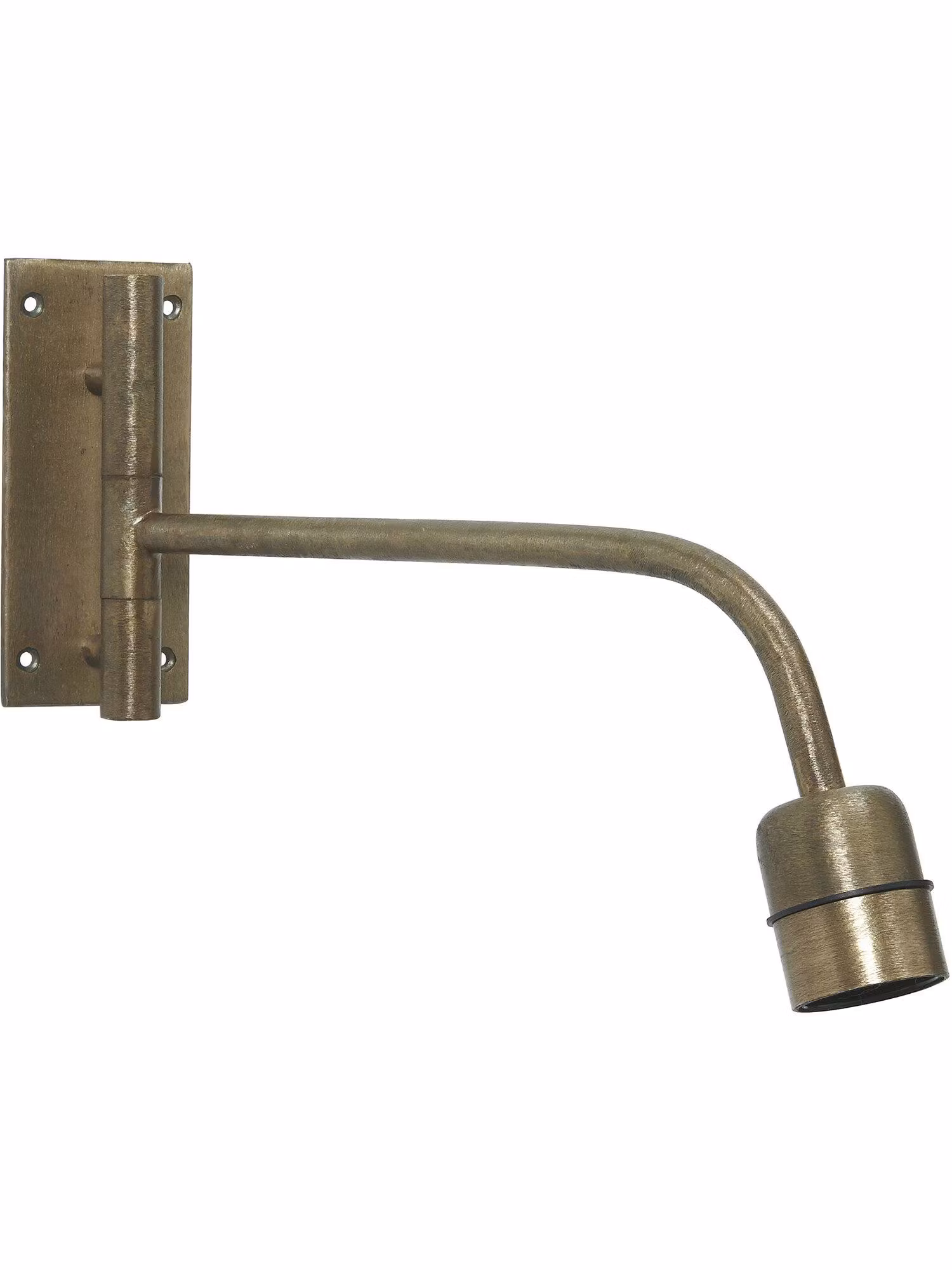 Base vägglampa Beaten gold 34cm