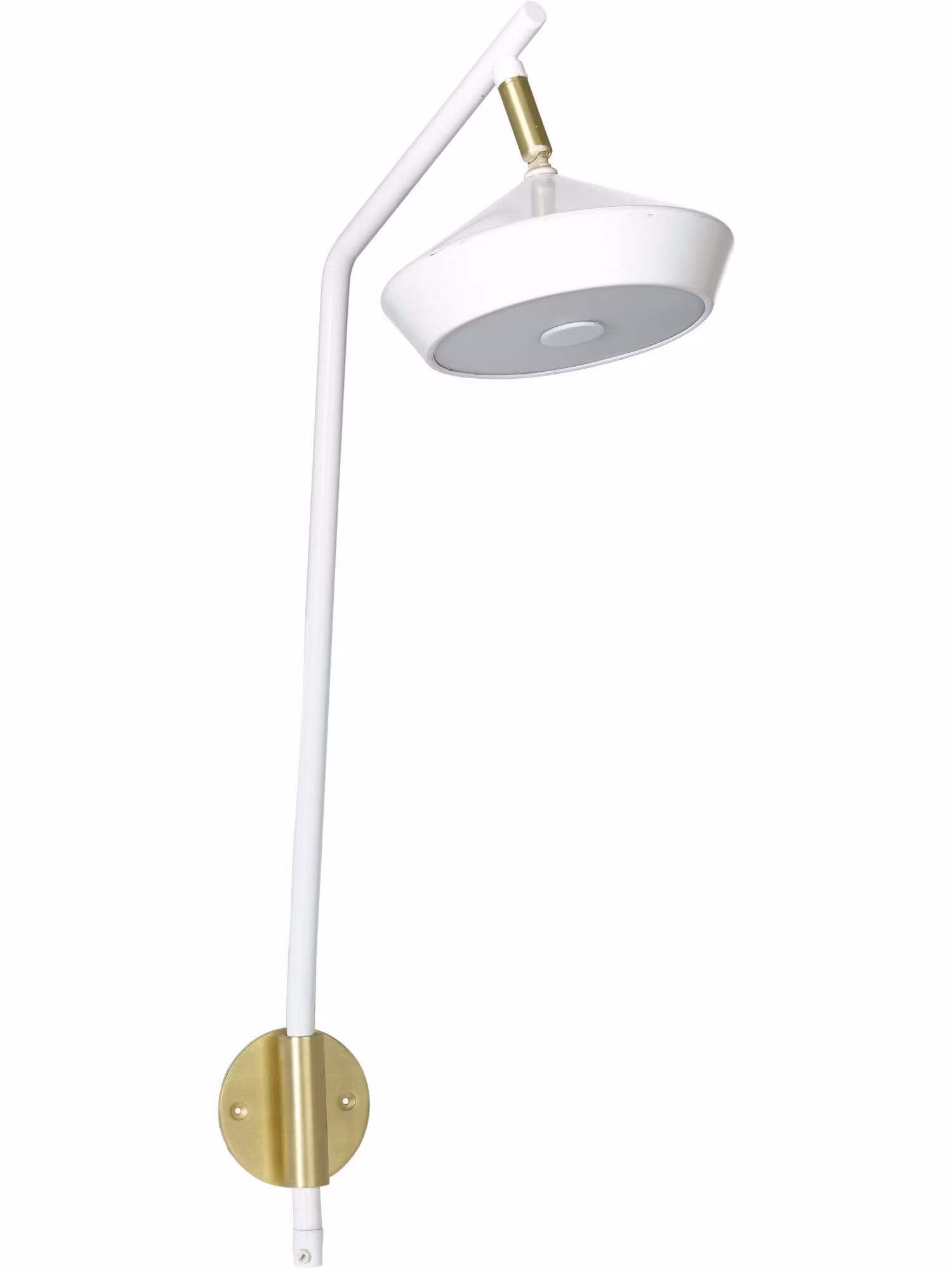 Geometri Vägglampa Vit/guld 53cm
