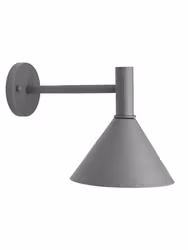MiniTripp fasadlampa 230V IP44 grå 30cm
