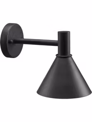 MiniTripp fasadlampa 230V IP44 svart 30cm