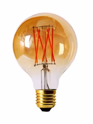 Elect LED Filament Globe Gold 80mm