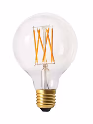 Elect LED Filament Globe Clear 80mm