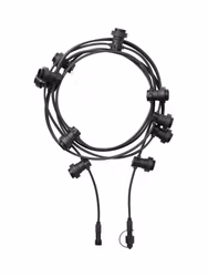 Bright ljusslinga Svart 4,9m,utbyggnad