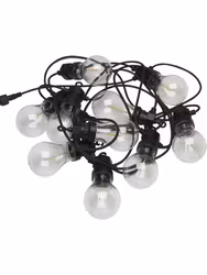 Glow ljusslinga Svart 8,7m