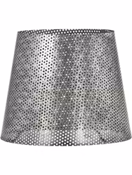 Mia hålad lampskärm Antik silver 17cm