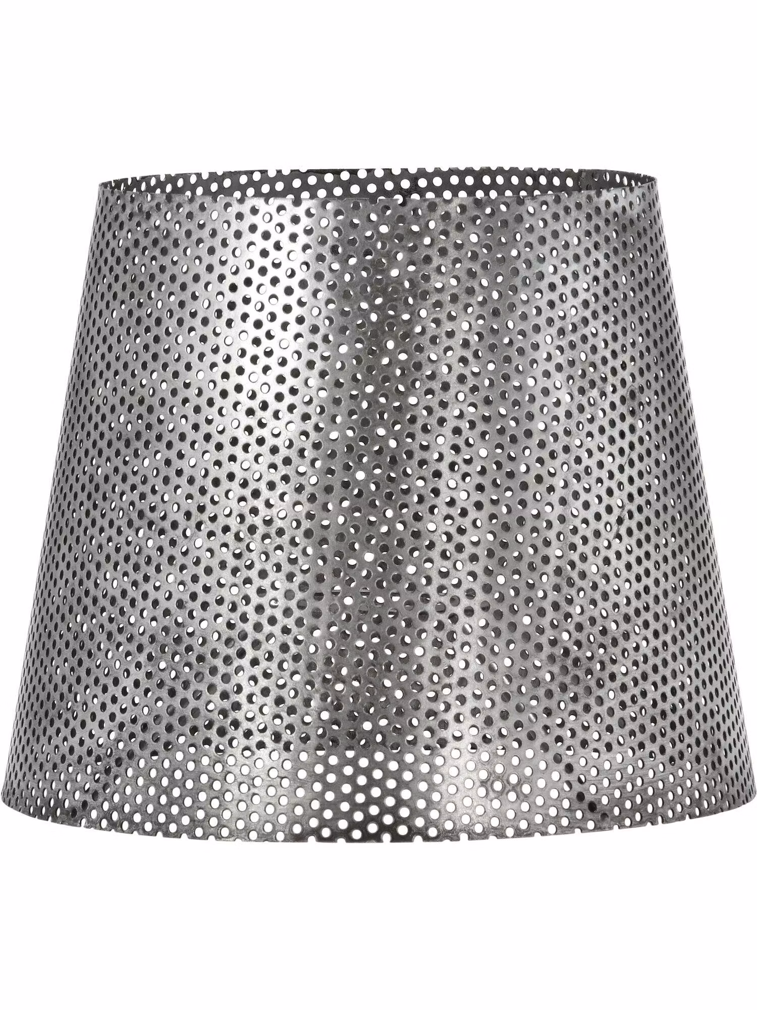 Mia hålad lampskärm Antik silver 20cm