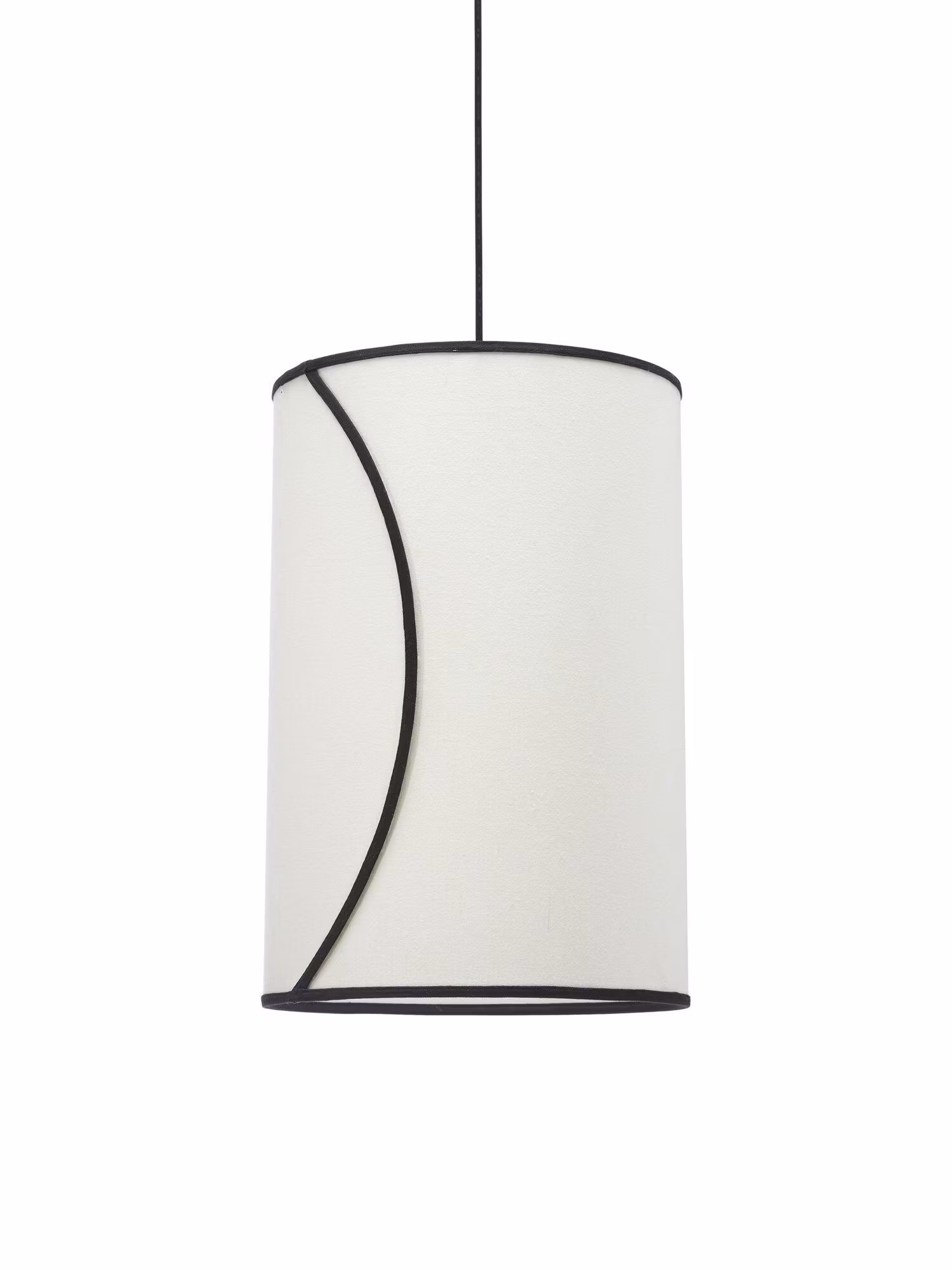 Ava takskärm Offwhite/svart 30cm