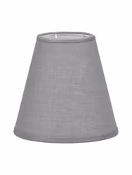 Toppringskärm E14 Lin Grå 15cm