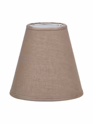 Toppringskärm E14 Lin Mocca 15cm