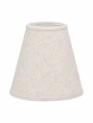 Toppringskärm E14 Lin Ljus Beige 15cm