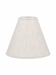 Toppringskärm Lin Ljus Beige 22cm