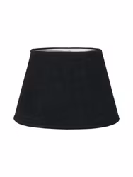 Oval Lampskärm Classico Svart 30cm