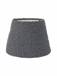 Hanna Lampskärm Bouclé Mörkgrå 19cm