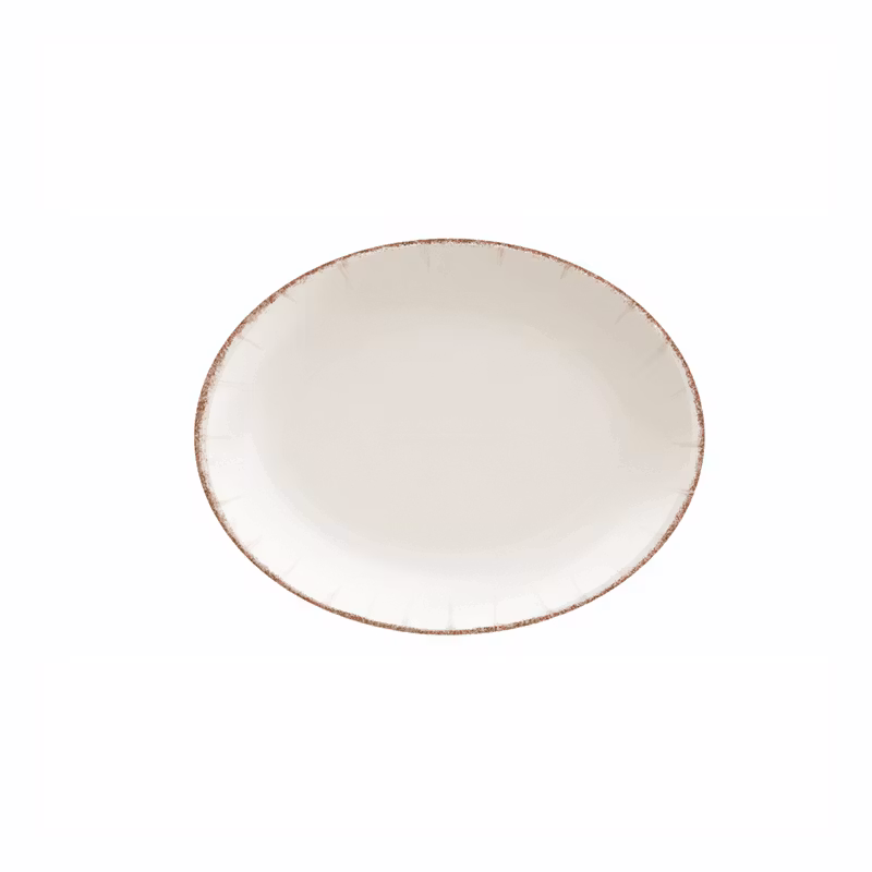 RETRO Grilltallrik oval 31x24cm