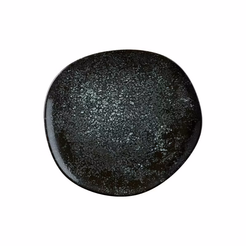 Cosmos Black flat tallrik 15cm