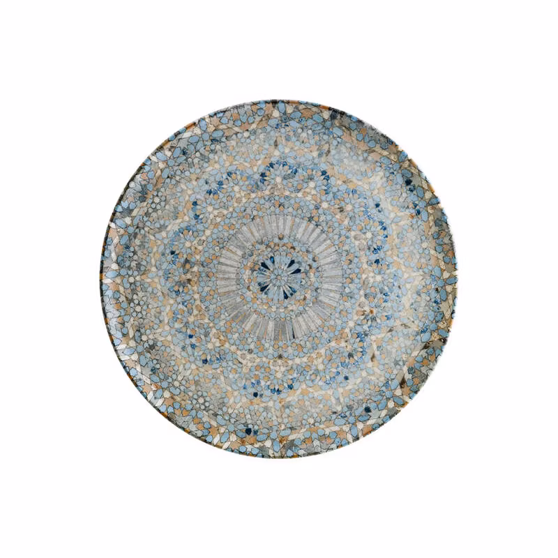 Mosaik pizza tallrik D32cm