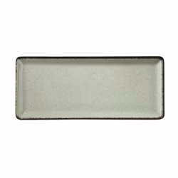 Tallrik flat 35X15cm grön