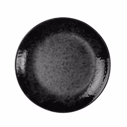 Tallrik flat rund 19cm svart