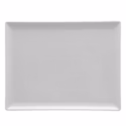 Tallrik rektangulär vit 31x24cm