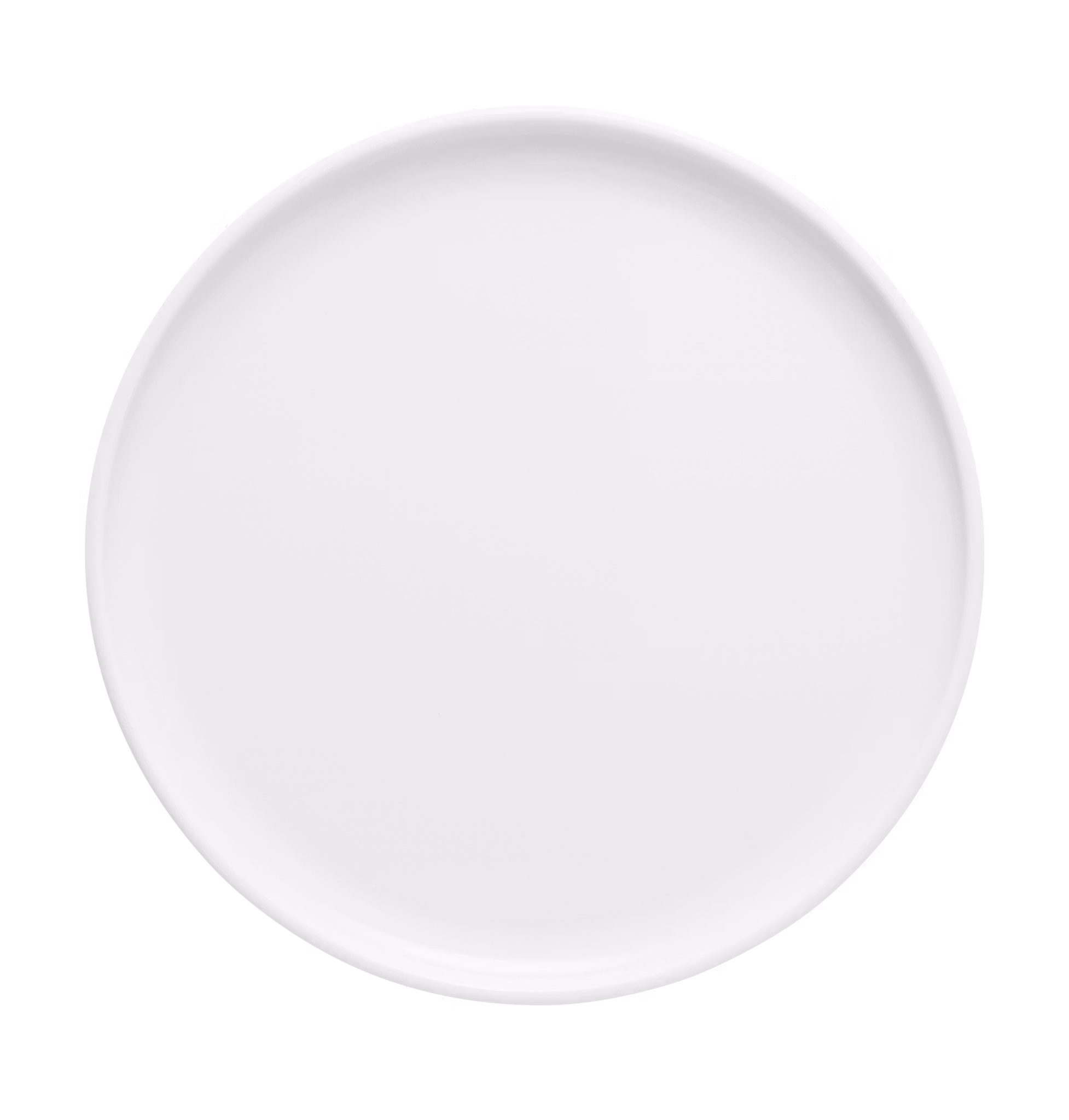 Tallrik flat rund vit 20cm