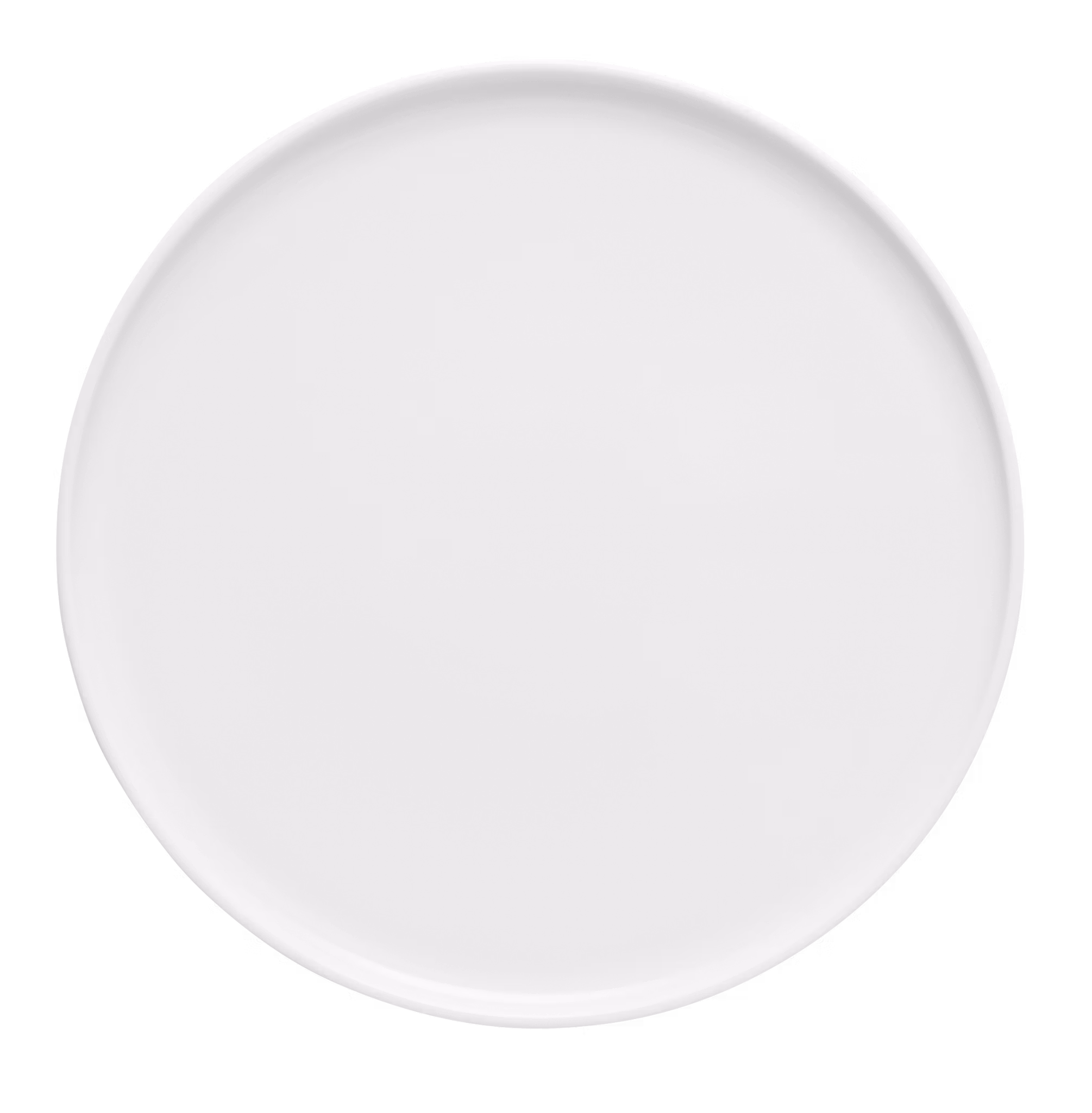 Tallrik flat rund vit 26cm