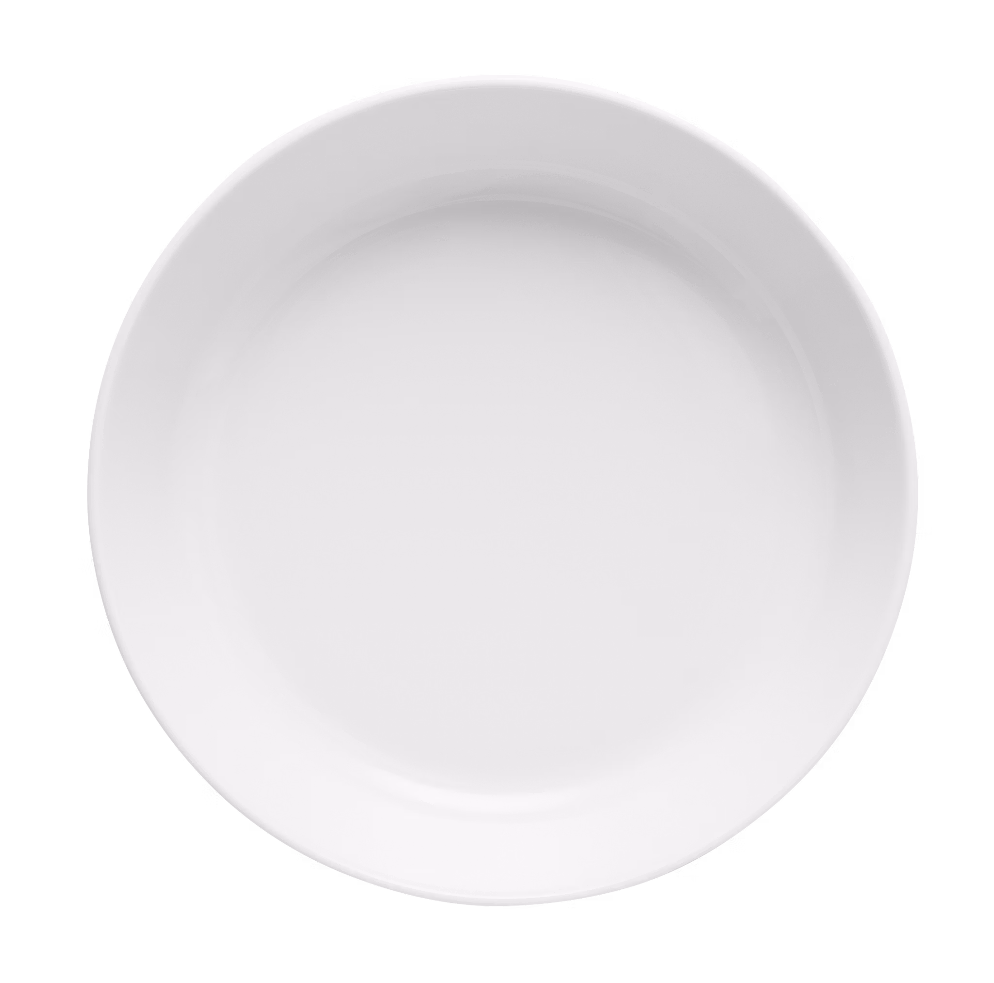 Tallrik djup rund vit 20cm