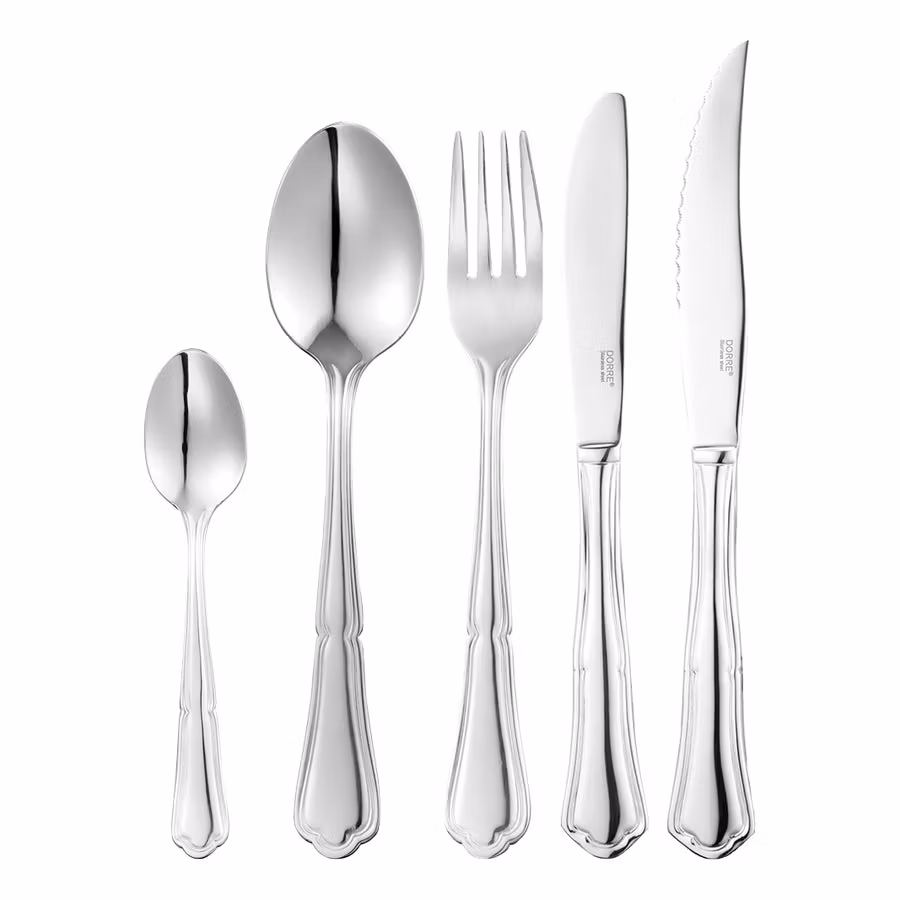 New England Bestickset 30 delar  kniv gaffel sked kaffesked grillkniv