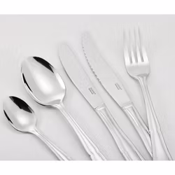 New England Bestickset 30 delar  kniv gaffel sked kaffesked grillkniv