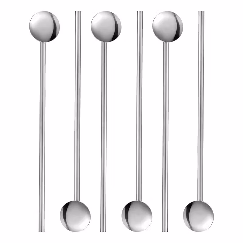 Tor Coctailsked med sugrör 6-pack längd 20 cm