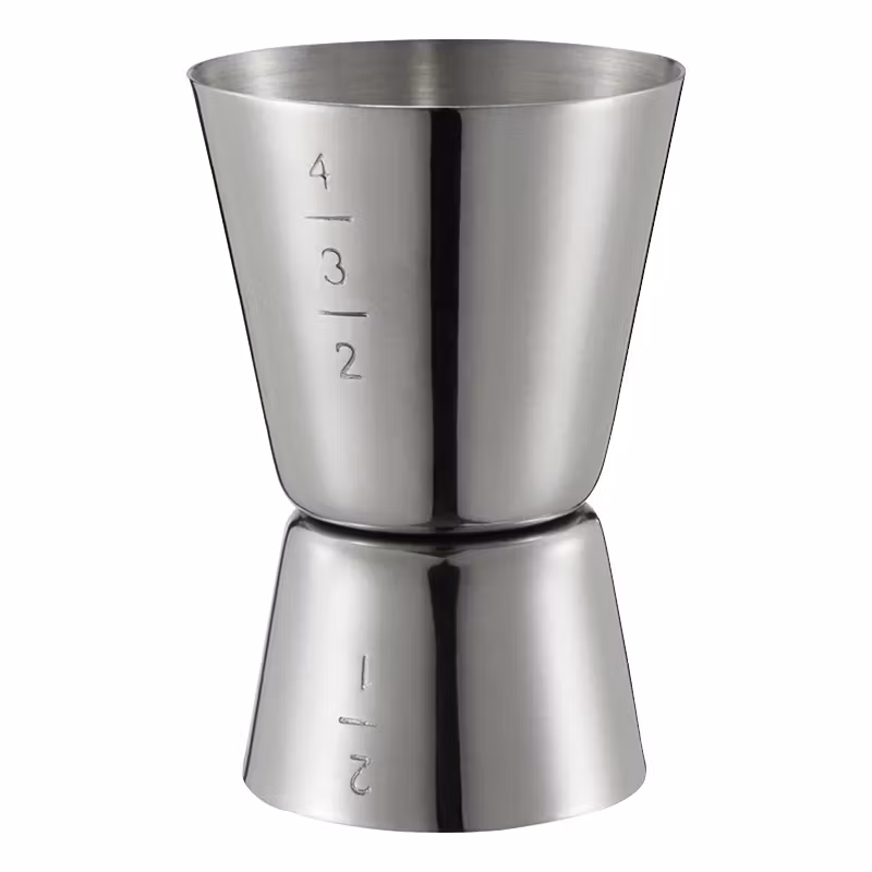 Braddon Mätglas i rostfritt vändbart 2-4 cl