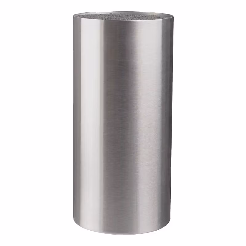 Universal Knivblock borstad yta rostfri höjd 22,5 cm