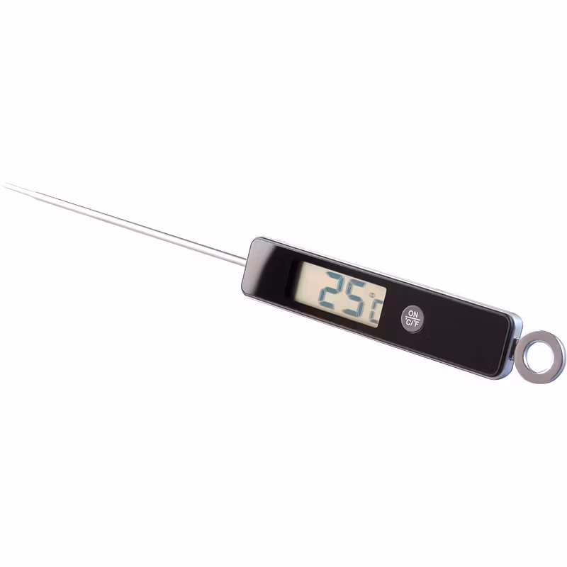 Grad Stektermometer svart digital 26cm