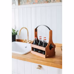 Tage Flaskback 6 flaskor smideshandtag öppnare  24 *16 cm